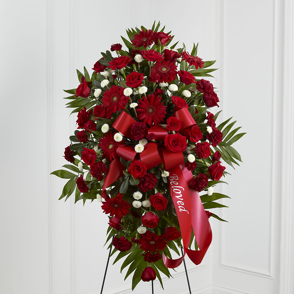 Treasured Memories Standing Spray – Flowersforyou.com, Tontitown AR