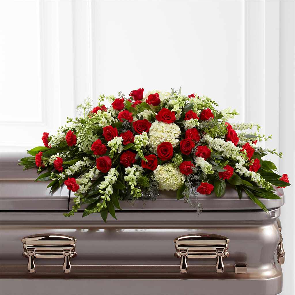 Sincerity Casket Spray – Flowersforyou.com, Tontitown AR