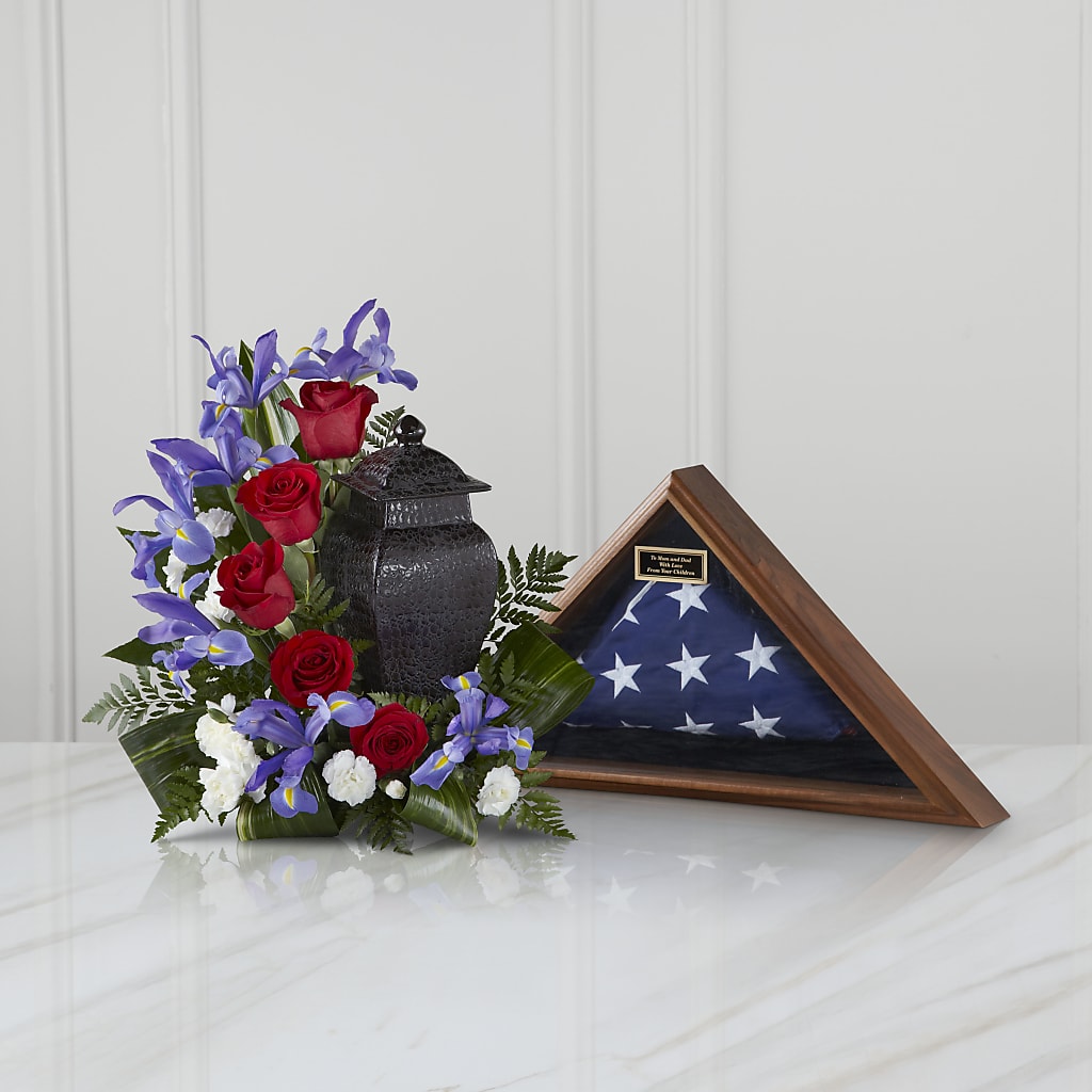 Patriotic Tribute Arrangement – Flowersforyou.com, Tontitown AR