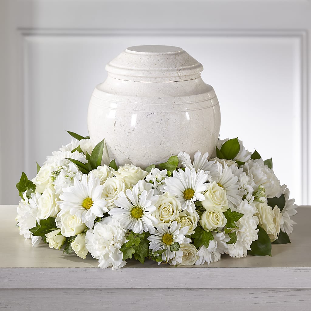 Ivory Gardens Cremation Adornment – Flowersforyou.com, Tontitown AR