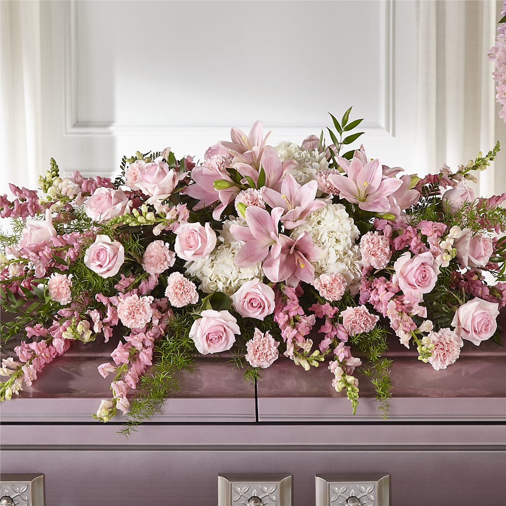 Life & Remembrance Casket Spray – Flowersforyou.com, Tontitown AR