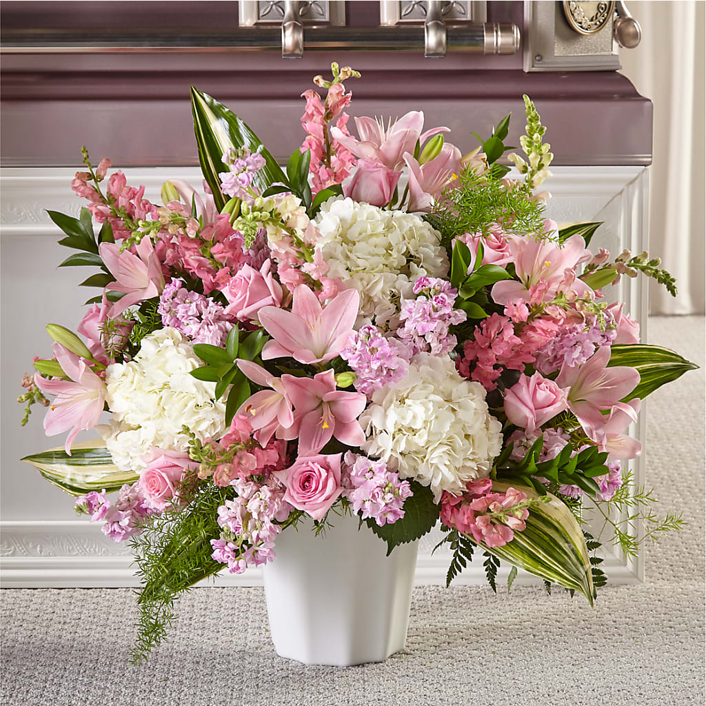 Simply Serene Floor Basket – Flowersforyou.com, Tontitown AR