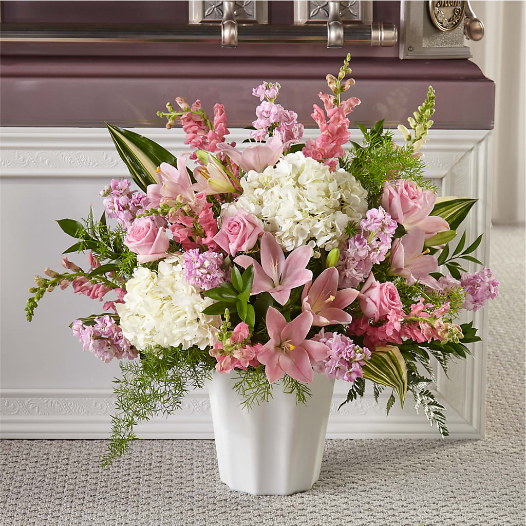 Simply Serene Floor Basket – Flowersforyou.com, Tontitown AR