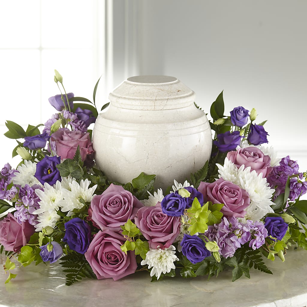 Blooming Sympathy Cremation Adornment – Flowersforyou.com, Tontitown AR