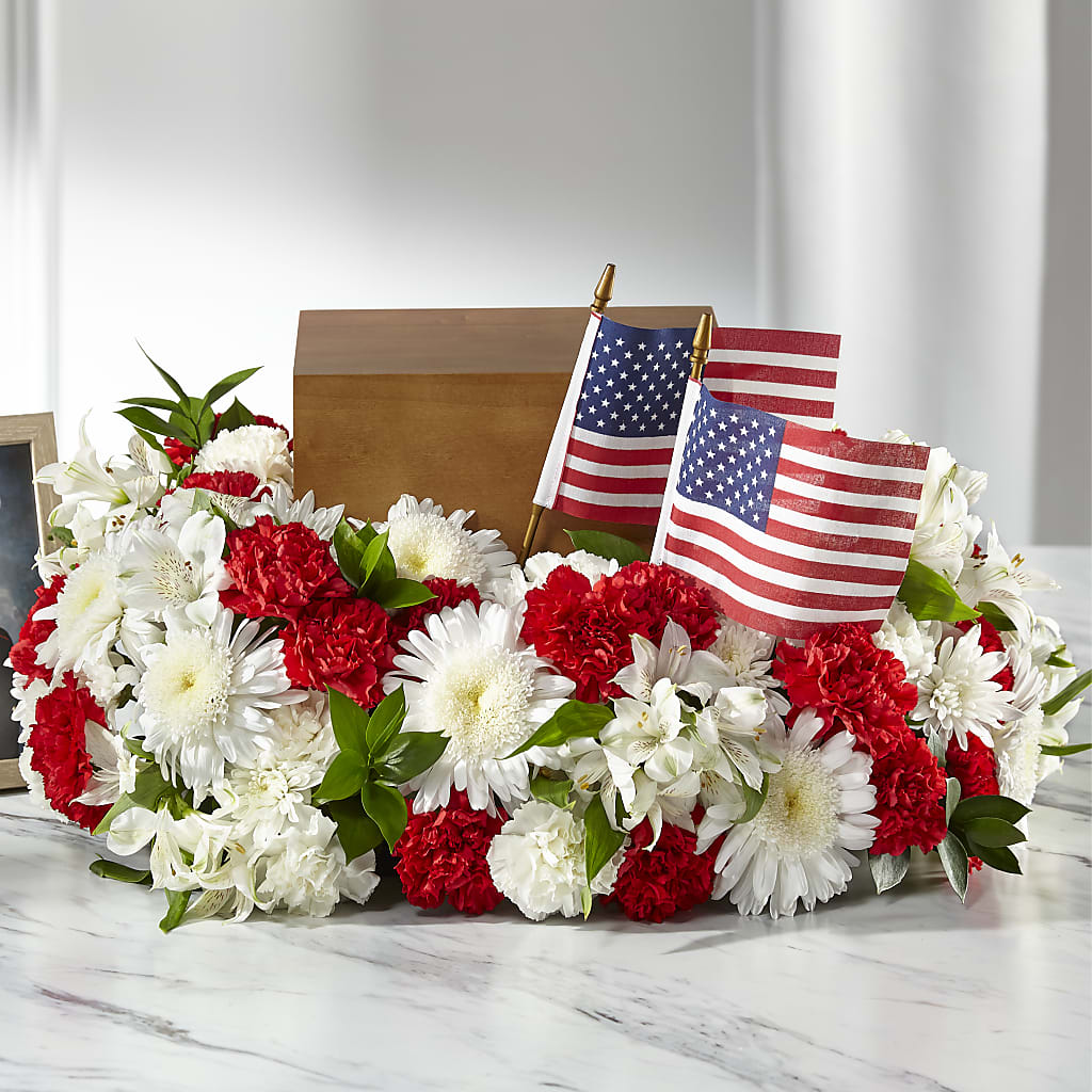 Spirit of Patriotism Cremation Adornment – Flowersforyou.com, Tontitown AR