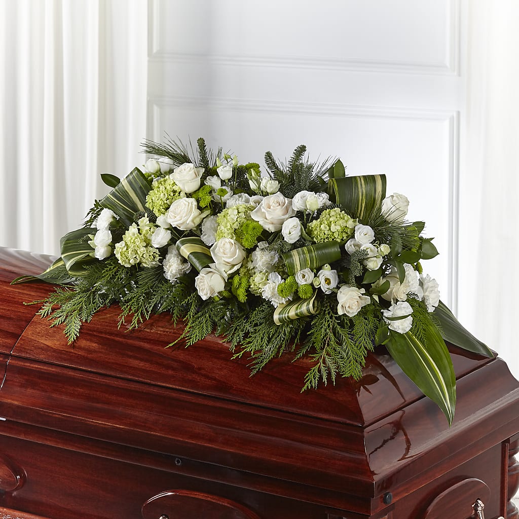 Hopeful Gesture Casket Spray – Flowersforyou.com, Tontitown AR