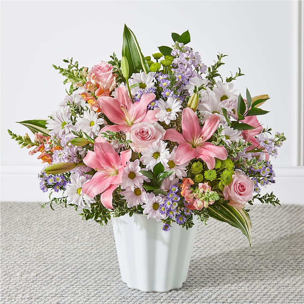 Abundant Compassion Floor Basket – Flowersforyou.com, Tontitown AR