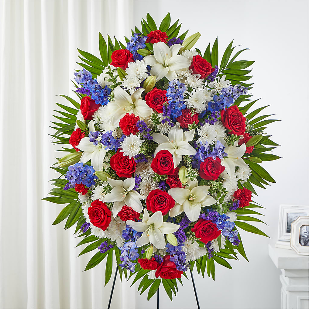 Cherished Service Standing Spray – Flowersforyou.com, Tontitown AR
