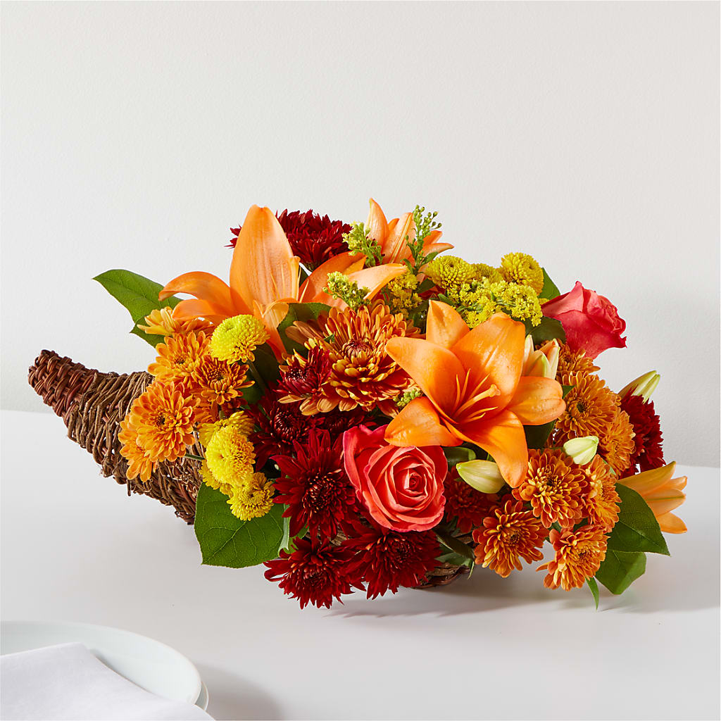 Bouquet of Blessings Cornucopia – Flowersforyou.com, Tontitown AR