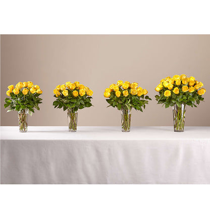 Long Stem Yellow Rose Bouquet –  Flowersforyou.com, Tontitown AR