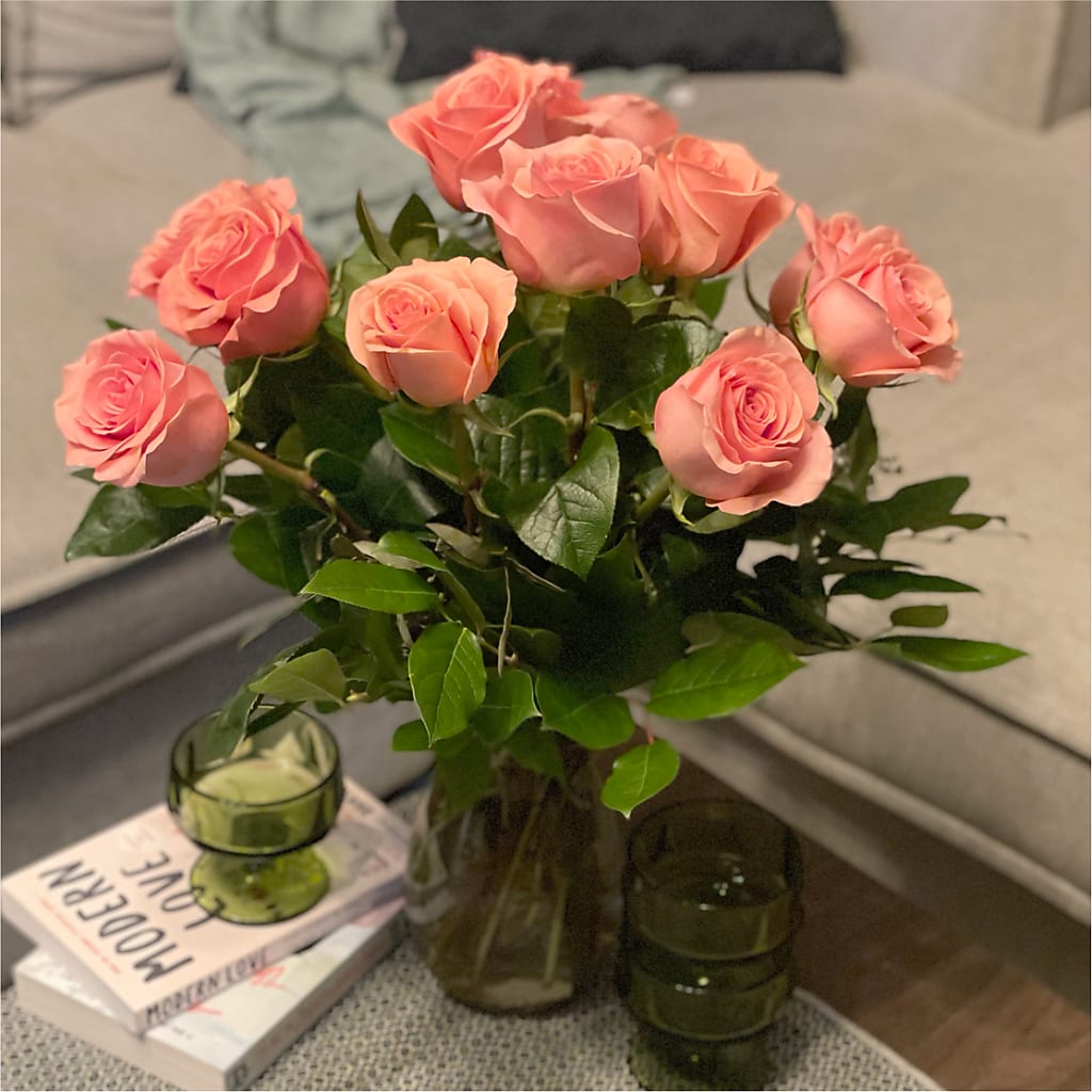 Long Stem Pink Rose Bouquet –  Flowersforyou.com, Tontitown AR