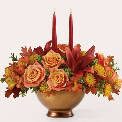 Harvest Table Centerpiece –  Flowersforyou.com, Tontitown AR