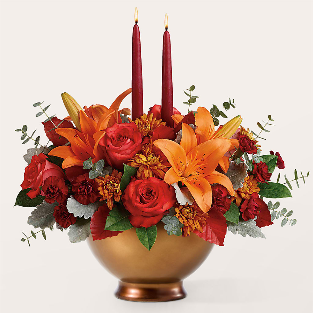 Fruits of Fall Centerpiece –  Flowersforyou.com, Tontitown AR