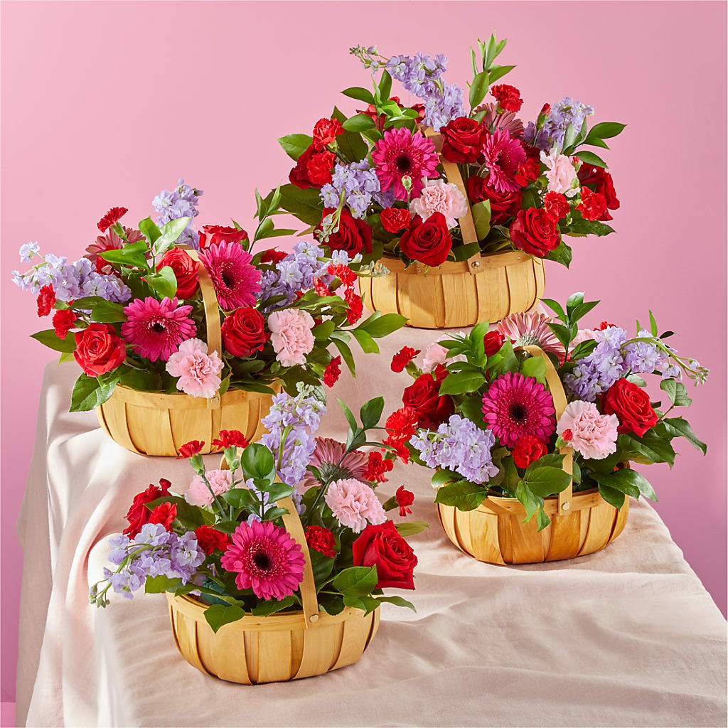 Pink Picnic Basket –  Flowersforyou.com, Tontitown AR