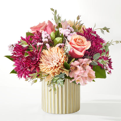 Berry Cobbler Bouquet with Ivory Vase –  Flowersforyou.com, Tontitown AR